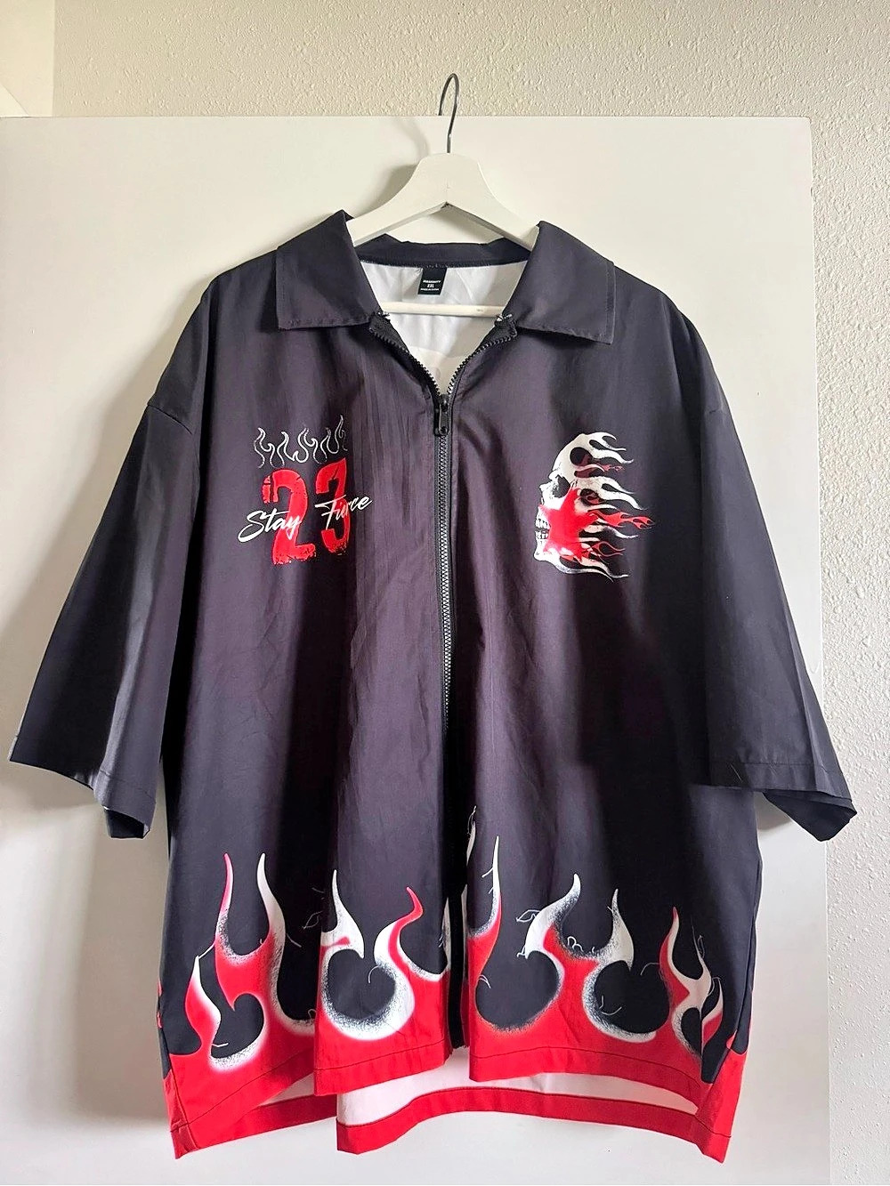 Manfinity Flame Graphic Short Sleeve Shirt